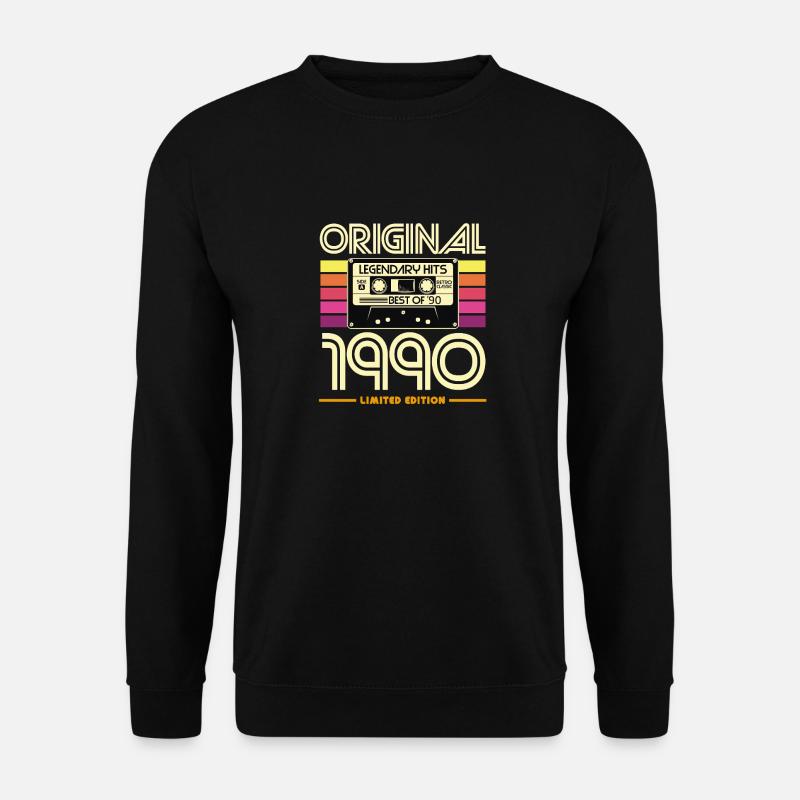 Original 1990 Cassette Rétro - Sweat-shirt Unisexe - noir