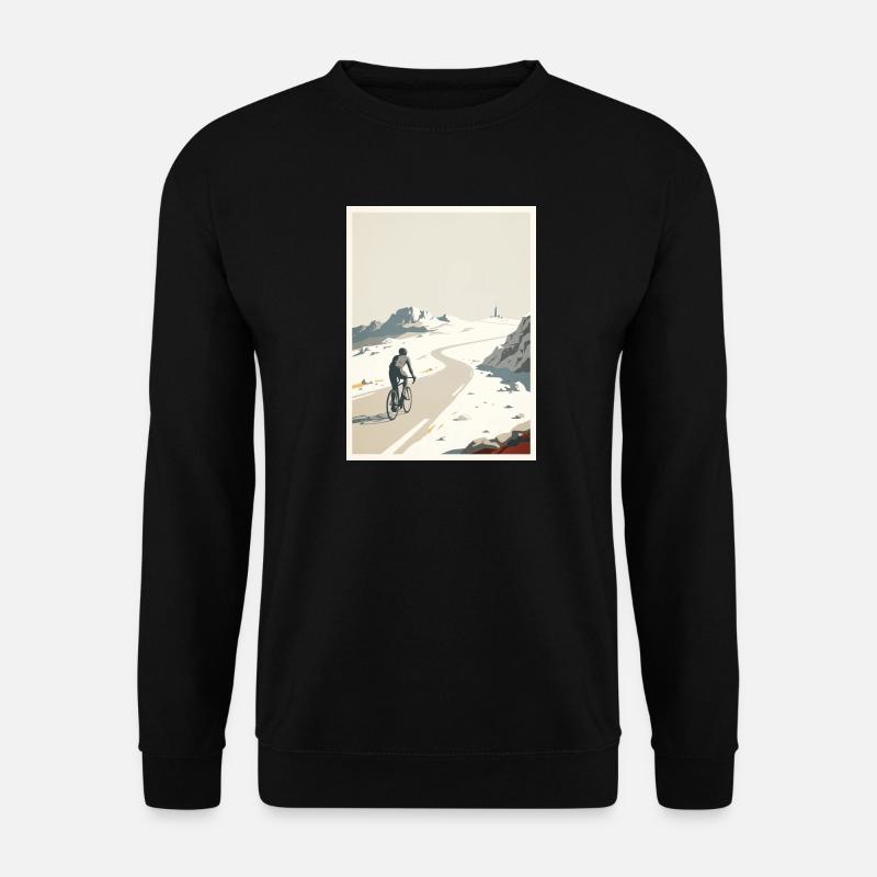 Summit Road – Radfahrer-Erinnerung - Unisex Pullover - Schwarz