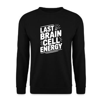 Dernière énergie de la cellule cérébrale - Sweat-shirt Unisexe - noir - Devant - Alina (178cm) & Michal (187cm)