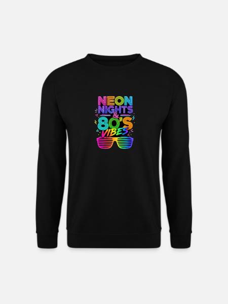 80's Nights 80s - Unisex Sweatshirt - black