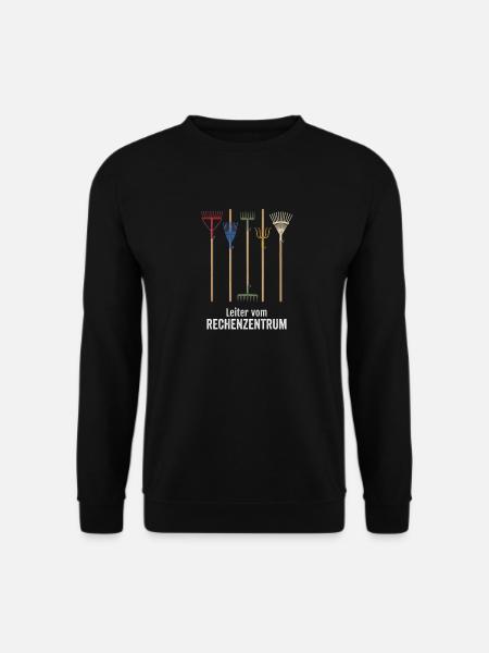 Leiter vom Rechenzentrum witzige Büro Sprüche - Unisex Pullover - Schwarz