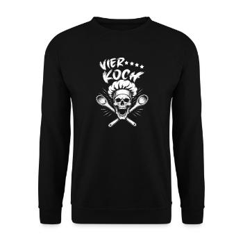 Kochskull - Unisex Pullover - Schwarz - Vorne - Alina (178cm) & Michal (187cm)