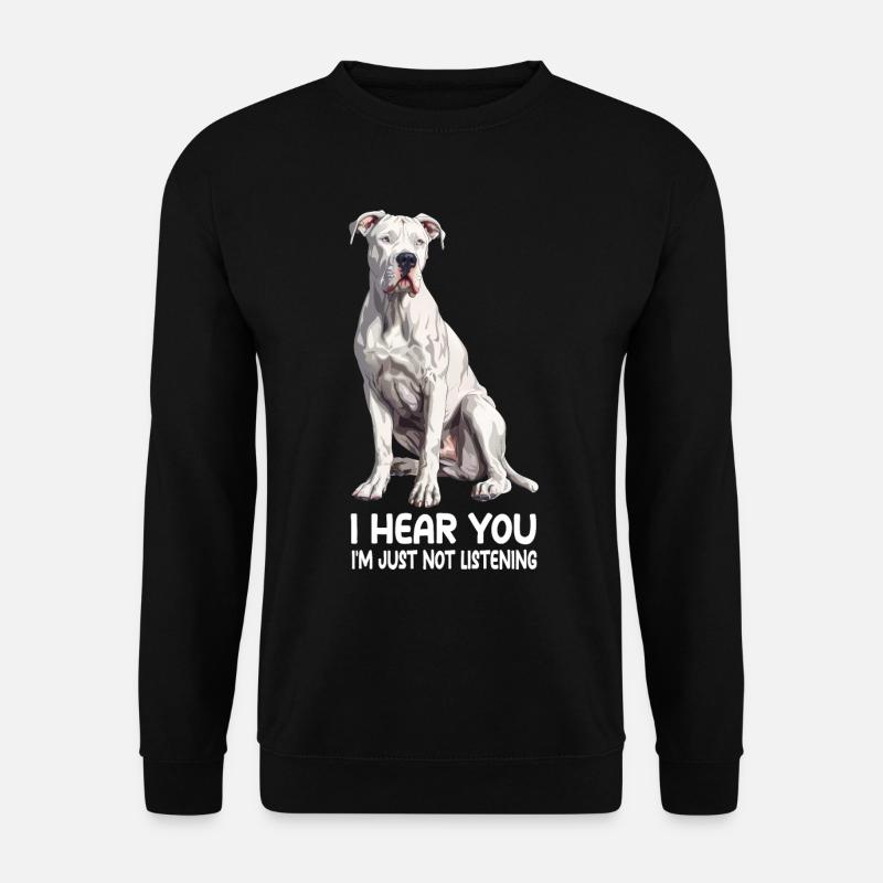 Dogo Argentino - Unisex Pullover - Schwarz
