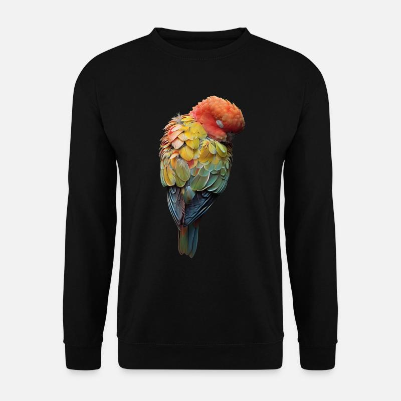 Papagei - Unisex Pullover - Schwarz