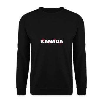 kanada 2024 team wildnis - Unisex Pullover - Schwarz - Vorne - Alina (178cm) & Michal (187cm)