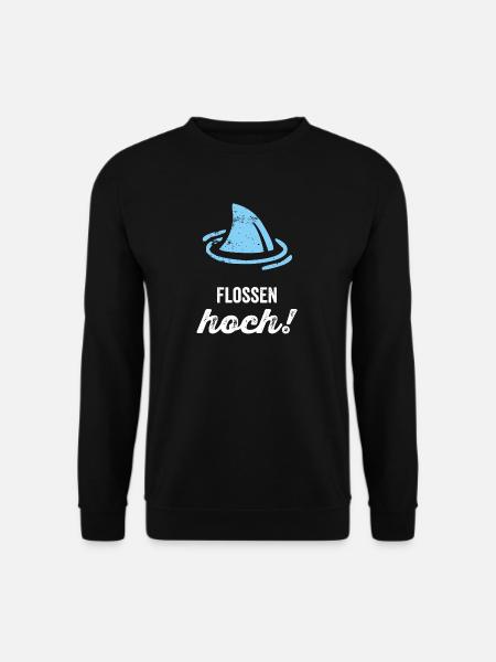 Flossen Hoch! - Unisex Pullover - Schwarz