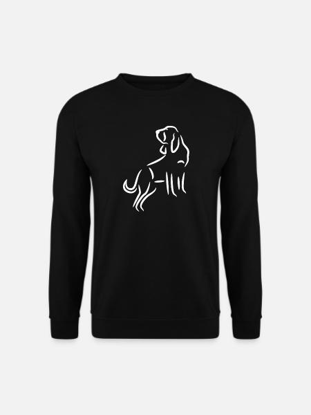 Bloodhound drawing - Unisex Sweatshirt - black