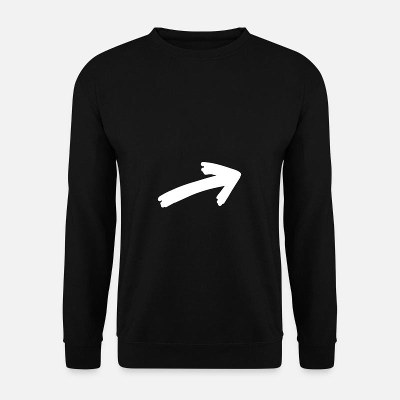 arrow - Unisex Sweatshirt - black