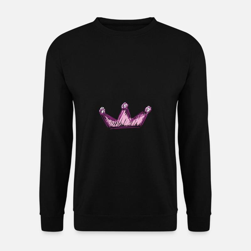 Queen Crown Cute - Unisex Sweatshirt - black