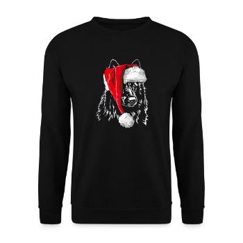 GROENENDAEL Noël casquette De Wilsign cadeau - Sweat-shirt Unisexe - noir - Devant - Alina (178cm) & Michal (187cm)