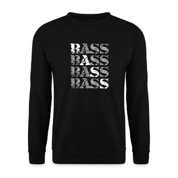 Bass und mehr | Subwoofer, Car Audio, Musik - Unisex Pullover - Schwarz - Vorne - Alina (178cm) & Michal (187cm)