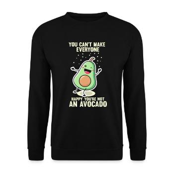 Vous ne pouvez pas rendre tout le monde heureux Vous n’êtes pas un - Sweat-shirt Unisexe - noir - Devant - Alina (178cm) & Michal (187cm)