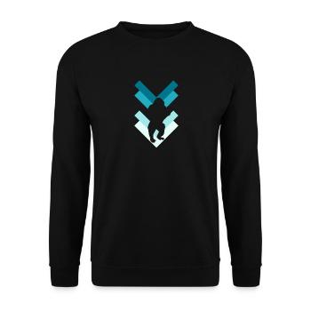 Chimpanzé gorille - Sweat-shirt Unisexe - noir - Devant - Alina (178cm) & Michal (187cm)