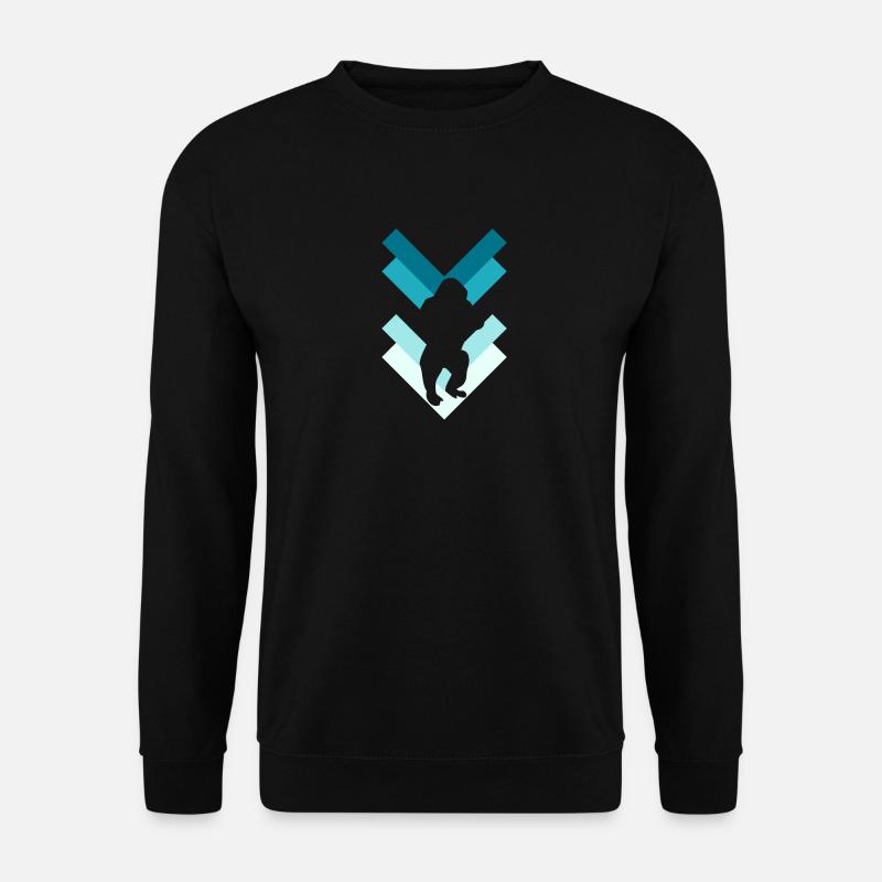 Chimpanzé gorille - Sweat-shirt Unisexe - noir