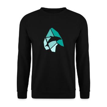 Delfine - Sweat-shirt Unisexe - noir - Devant - Alina (178cm) & Michal (187cm)