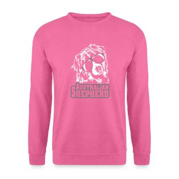 AUSTRALIAN SHEPHERD chien cool chiens Wilsigns - Sweat-shirt Unisexe - rose - Devant