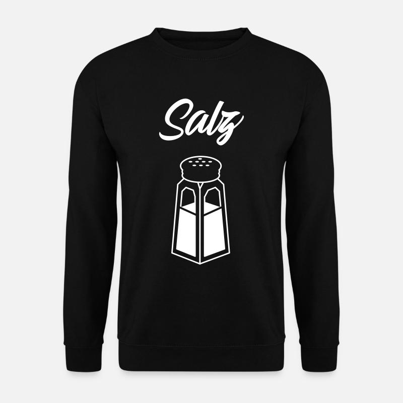 Salz - Pfeffer Partnerlook P64 A - Unisex Pullover - Schwarz