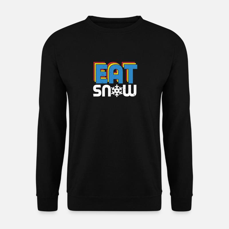 eat snow - Unisex Sweatshirt - black