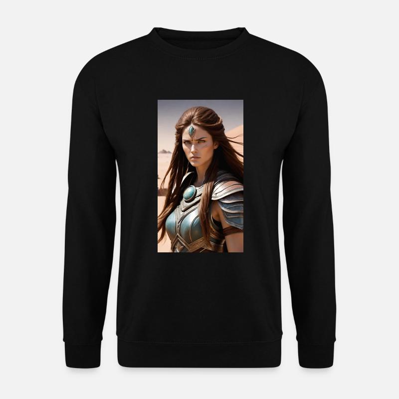Soldier /Kriegerin - Unisex Pullover - Schwarz