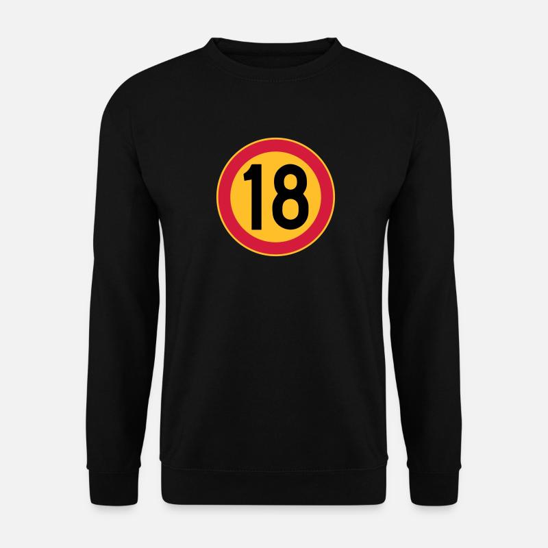 18 speed limit - Unisex Sweatshirt - black