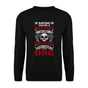 United States Military - Unisex Sweatshirt - black - Front - Alina (178cm) & Michal (187cm)