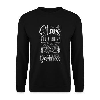 Forme magique signifiant pouvoirs - Sweat-shirt Unisexe - noir - Devant - Alina (178cm) & Michal (187cm)