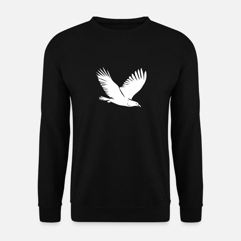 Oiseau en vol - Sweat-shirt Unisexe - noir