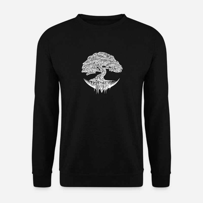 Elegant bonsai tree - Unisex Sweatshirt - black