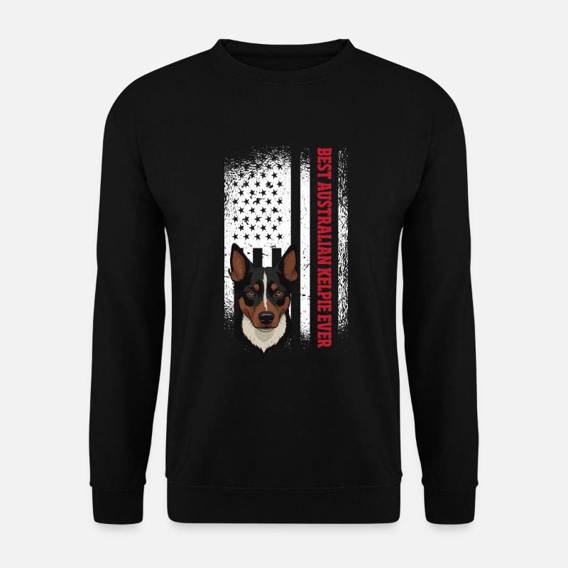 Kelpie Dog Gift - Unisex Sweatshirt - black