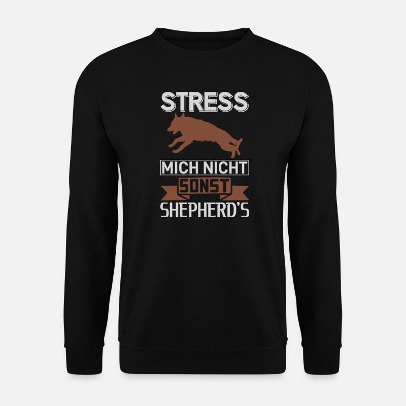 Deutscher Schäferhund I Schäferhundwelpen - Unisex Pullover - Schwarz