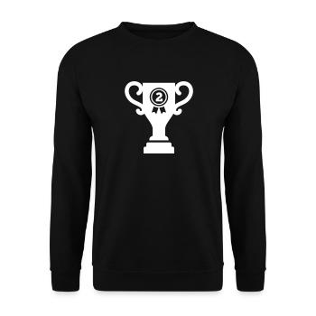 Pokal - Unisex Pullover - Schwarz - Vorne - Alina (178cm) & Michal (187cm)