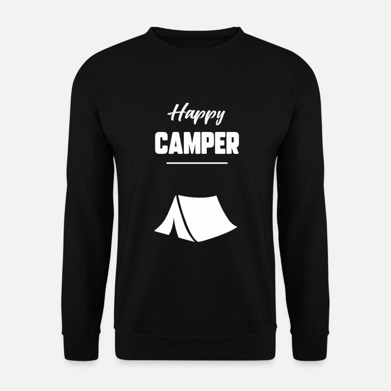 Happy camper - Unisex Sweatshirt - black