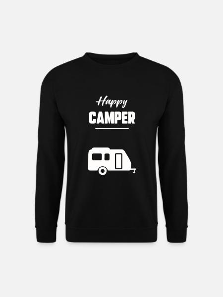 Happy camper - Unisex Sweatshirt - black