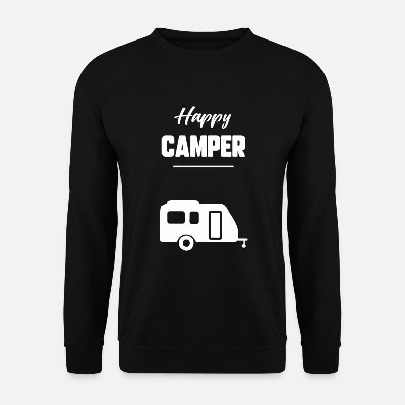 Happy camper - Unisex Sweatshirt - black