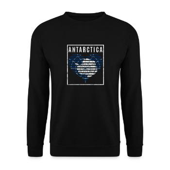 Antarctica - Unisex Sweatshirt - black - Front - Alina (178cm) & Michal (187cm)