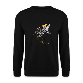 Kölsche Fee - Unisex Sweatshirt - black - Front - Alina (178cm) & Michal (187cm)