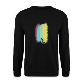Maler - Unisex Pullover - Schwarz - Vorne - Alina (178cm) & Michal (187cm)
