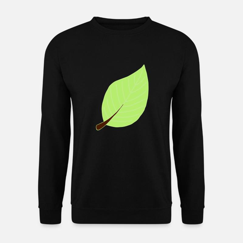 leaf - Unisex Pullover - Schwarz