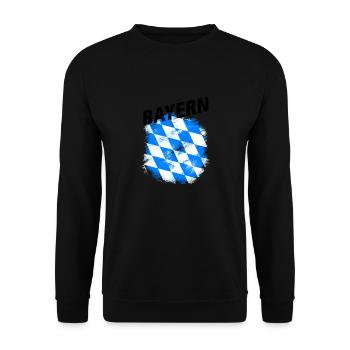 Bayern - Unisex Pullover - Schwarz - Vorne - Alina (178cm) & Michal (187cm)