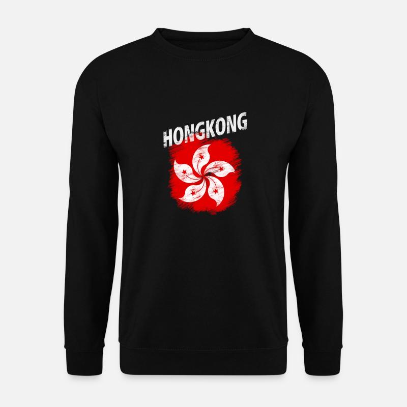 Hongkong - Unisex Pullover - Schwarz