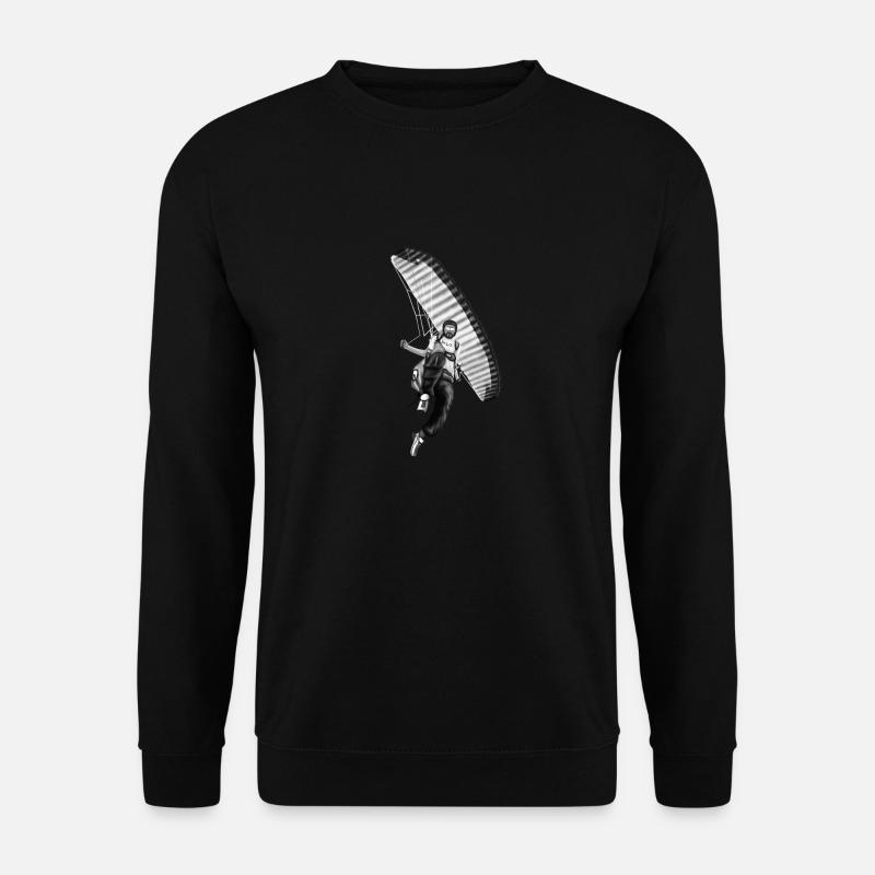 De LiTi-Gleitschirm - Unisex Pullover - Schwarz