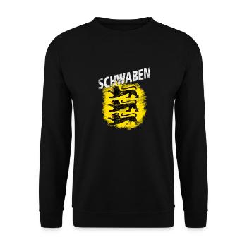 Schwaben - Unisex Pullover - Schwarz - Vorne - Alina (178cm) & Michal (187cm)