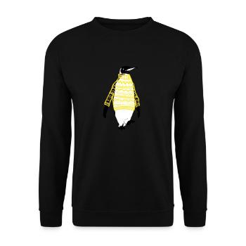 Sweater Weather - Unisex Pullover - Schwarz - Vorne - Alina (178cm) & Michal (187cm)