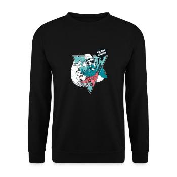 COCAINE COWBOY - Unisex Pullover - Schwarz - Vorne - Alina (178cm) & Michal (187cm)