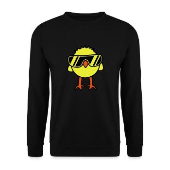 Cool Chick - Unisex Sweatshirt - black - Front - Alina (178cm) & Michal (187cm)
