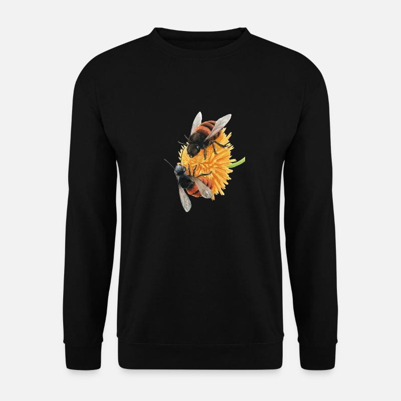 gehoernte mauerbiene - Unisex Pullover - Schwarz