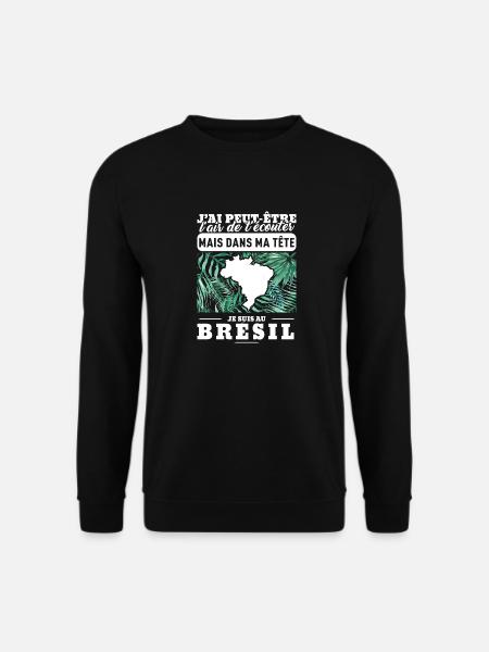 brésil-définition - Sweat-shirt Unisexe - noir