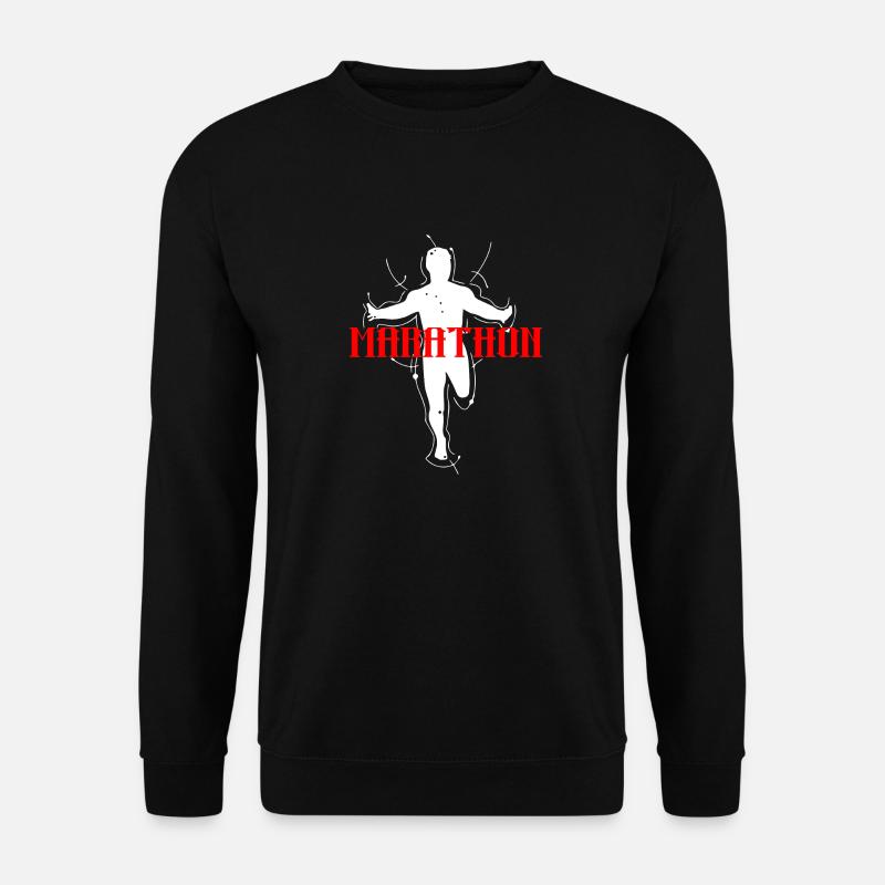 Marathon - Unisex Pullover - Schwarz