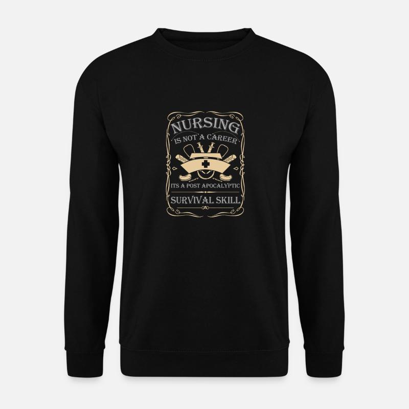 infirmière - Sweat-shirt Unisexe - noir