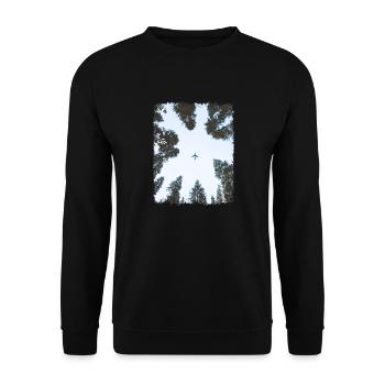 Forêt - Sweat-shirt Unisexe - noir - Devant - Alina (178cm) & Michal (187cm)